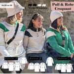 Patron croquant sweat et robe du 32 au 52 - superbison - super bison - mondial tissus