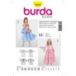 Patron dguisement de princesse - burda - mondial tissus