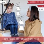 Patron duo rubis et mini - rubis blouse femme et enfant du 34 au 50 & du 2 au 12 ans - super bison - ...