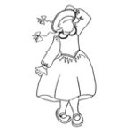 Patron frgoli 121 - robe fille 4  10 ans - frgoli - mondial tissus