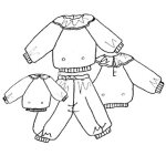 Patron fr�goli 303 - jogging enfant 6 � 36 mois - fr�goli - mondial tissus
