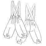 Patron frgoli 314 - knickers enfant 12  36 mois - mondial tissus