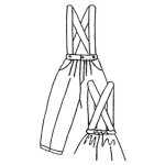 Patron frgoli 315 - pantalon  pince enfant 12  36 mois - mondial tissus