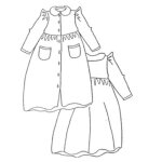 Patron frgoli 414 - robe de chambre enfant 12  16 ans - frgoli - mondial tissus