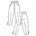 Patron frgoli 419 - pantalon corsaire adolescent 12  16 ans - frgoli - mondial tissus