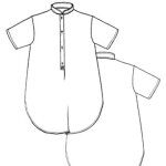 Patron frgoli 521 - chemise de nuit jeune maman 38  52 - frgoli - mondial tissus