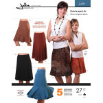 Patron jalie 2681 jupes  ls pour enfant et adulte - jalie - mondial tissus