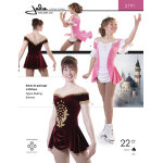 Patron jalie 2791 robe patinage artistique princesse pour enfant et adulte - jalie - mondial tissus