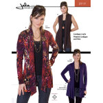 Patron jalie 2919 cardigan et veste  plis pour enfant et adulte - jalie - mondial tissus