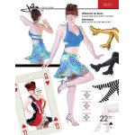 Patron jalie 3027 jupe spirale, collants et haut nou pour enfant et adulte - jalie - mondial tissus