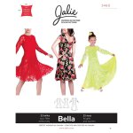 Patron jalie 3460 robe bella  dcoupe de princesse pour enfant et adulte - jalie - mondial tissus
