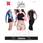 Patron jalie 3668 hauts maillot surf femme kids - jalie - mondial tissus