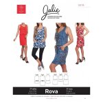 Patron jalie 3678 rova robe et tunique blousantes pour enfant et adulte - jalie - mondial tissus
