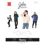 Patron jalie 4024 romy pull tunique ample en tricot grandes tailles pour enfant et adulte - mondial tissus ...