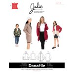 Patron jalie 4239 dana�lle sweat capuche zipp� pour enfant et adulte - jalie - mondial tissus