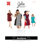 Patron jalie 4241 jocelyne robe polo pour enfant et adulte - jalie - mondial tissus