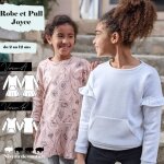 Patron joyce robe et sweat du 2 au 12 ans - super bison - super bison - mondial tissus