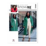Patron know me 2001w3 - manteau + pantalon 58 - 66 - know me - mondial tissus