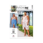 Patron know me 2015fh - bustier doubl avec tailles de bonnet du 54 au 66 fr - know me - mondial tissus ...