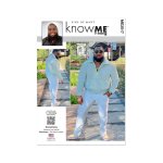 Patron know me 2017bb - veste coupe - vent du 44 au 52 fr - know me - mondial tissus