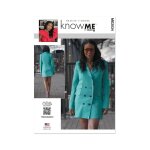 Patron know me me2034k5 veste - robe pour femmes 36 - 44 - know me - mondial tissus