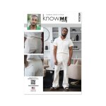Patron know me me2035bb polo et pantalon pour hommes 44 au 52 - know me - mondial tissus