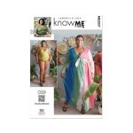 Patron know me me2037fg maillot de bain une pice 44 - 54 - know me - mondial tissus