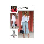 Patron know me me2052k5 chemise 36 - 44 - know me - mondial tissus