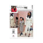 Patron know me me2070k5 trench - coat pour enfants de 8  12 ans - know me - mondial tissus