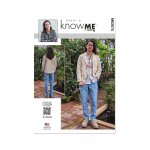 Patron know me me2075bb veste double 56 - 64 - know me - mondial tissus