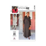 Patron know me me2103k5 manteau crois femme du 36 au 44 - know me - mondial tissus