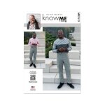 Patron know me me2113mpp chemise boutonne sans col homme 56 - 62 - know me - mondial tissus