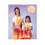 Patron kwik sew k0172os tablier pour femme et enfant - kwik sew - mondial tissus