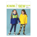 Patron kwik sew k4129os sweat et legging enfant - kwik sew - mondial tissus