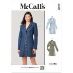 Patron m8601u5 robe ajuste pour femme du 44 au 52 - mc call's - mccall's - mondial tissus