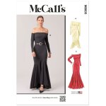 Patron m8605d5 robe moulante pour femme du 32 au 40 - mc call's - mccall's - mondial tissus