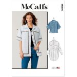 Patron m8606h5 chemise ample pour femme du 34 au 42 - mc call's - mccall's - mondial tissus