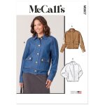 Patron m8607k5 veste blouson pour femme du 36 au 44 - mc call's - mccall's - mondial tissus
