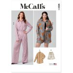 Patron m8611aa chemise pour femme du 38 au 46 - mc call's - mccall's - mondial tissus