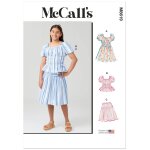 Patron m8619a robe pour enfant de 128 � 152 cm - mc call's - mccall's - mondial tissus