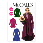 Patron mc call's 6800e5 - manteaux doubls, ceinture et col du 42 - 50 - mccall's - mondial tissus