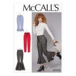Patron mc call's 7690a5 - pantalon avec variations d'ourlet du 34 - 42 - mccall's - mondial tissus