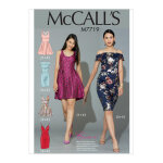Patron mc call's 7719a5 - robe de soire du 34 au 42 - mccall's - mondial tissus