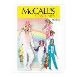 Patron mc call's 7852 - d�guisement licorne enfant de 3 - 8 ans - mccall's - mondial tissus