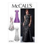 Patron mc call's 7865a5 - robe de soire sirne du 34 au 42 - mccall's - mondial tissus