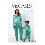 Patron mc call's 7880 - ensemble pyjama enfant de 3  8 ans - mccall's - mondial tissus