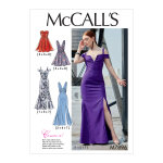 Patron mc call's 7896a5 - robe de soire du 34 au 42 - mccall's - mondial tissus