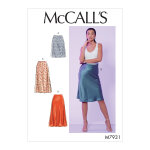Patron mc call's 7931a5 - jupe en biais du 34 au 42 - mccall's - mondial tissus