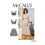 Patron mc call's 7962ax5 - hauts, short et pantalon pour jeune femme tailles du 32 au 40 - mccall's - ...