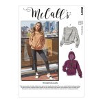Patron mccall's 8070xm sweat unisexe - du l au xxxl - mccall's - mondial tissus